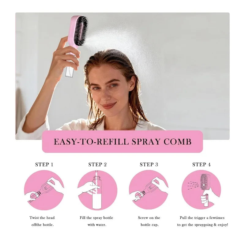 2-in-1 Hair Brush & Sprayer