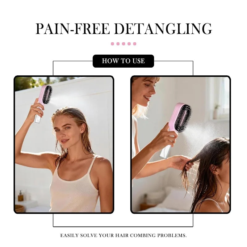 2-in-1 Hair Brush & Sprayer