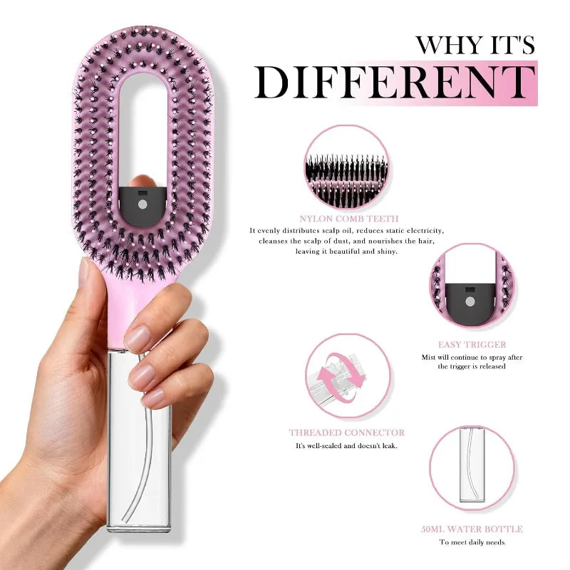 2-in-1 Hair Brush & Sprayer